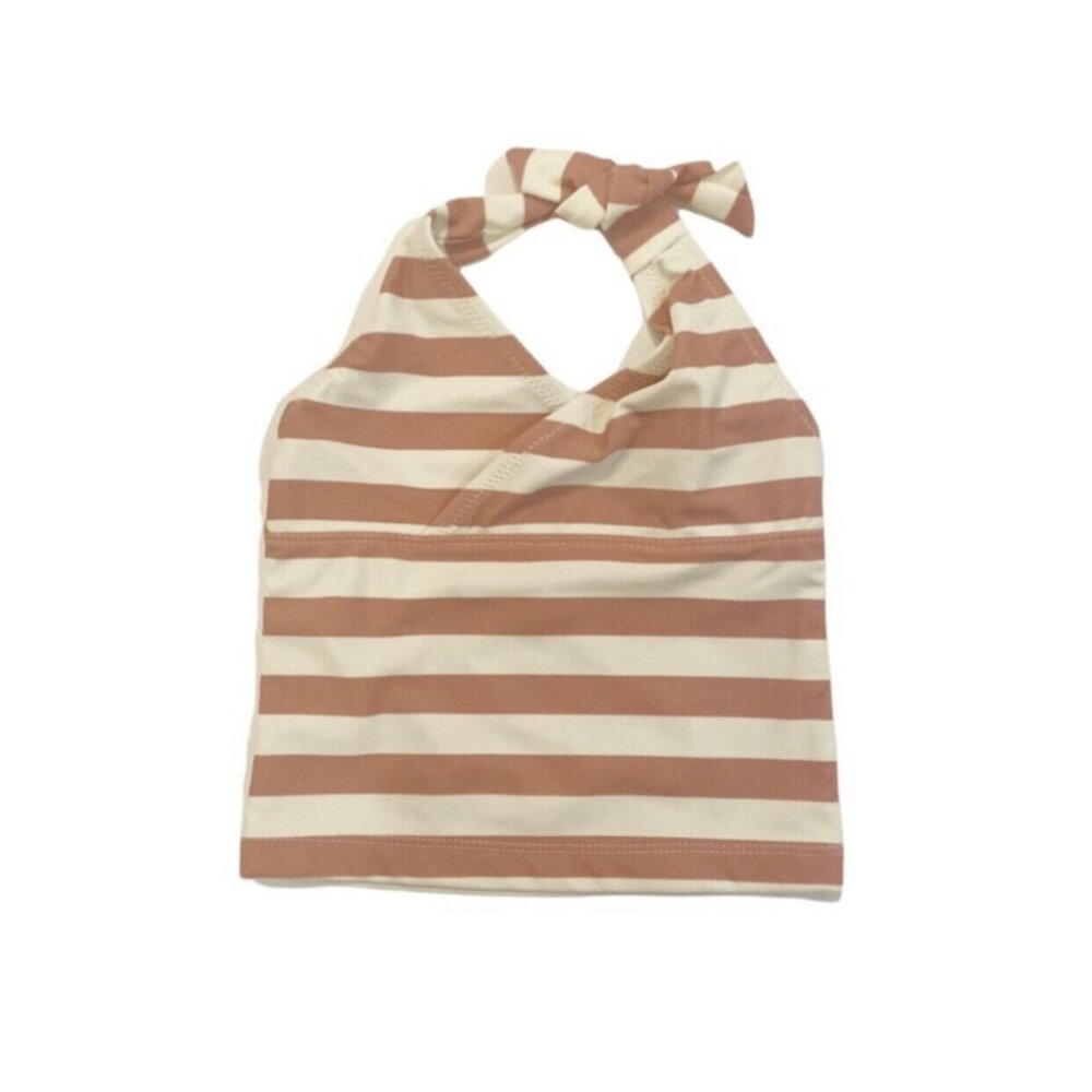 NWT Tea Collection Tankini Swim Top Stripes Size 4
